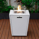 37,000 BTU Propane Steel Fire Pit Table with Wind Guard product