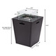 37,000 BTU Propane Steel Fire Pit Table with Wind Guard product