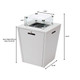 37,000 BTU Propane Steel Fire Pit Table with Wind Guard product