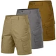 Men's Cotton Flex Stretch Cargo Shorts (3-Pack) product