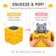 Cheese Mouse Pop-Up Squishy Toy (3-Pack)  product