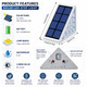 Outdoor Triangle Solar Step Light (6-Pack) product