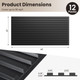 Interior PVC Slat Wall Panels (12 or 24-Pack) product
