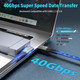 USB C 4.0 Cable with Thunderbolt (1- or 2-Pack) product