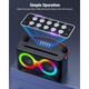 Karaoke Machine, Portable Bluetooth Speaker with 2 Wireless Microphones product