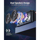 Karaoke Machine, Portable Bluetooth Speaker with 2 Wireless Microphones product