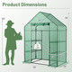 Portable Outdoor Mini Walk-in 4-Tier Greenhouse product