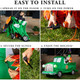 7.5 Ft Long Halloween Inflatable Ghost Car with LED Lights product