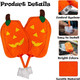 Halloween Pumpkin Car Decoration Kit  product