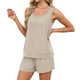 Women's Summer Casual Sleeveless Two Piece Outfit product