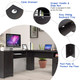 L-Shaped Corner Computer Desk product