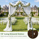 Curved Top Garden Arbor   product