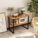 2-Tier Teak Bathroom Storage Shelves product