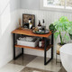 2-Tier Teak Bathroom Storage Shelves product