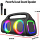Portable Bluetooth Speaker with LED DJ Lights product