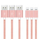 10-Foot Braided MFi Lightning Cables for Apple® Devices (3-Pack) product