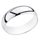 Men's Platinum Comfort Fit 6mm Wedding Band Ring product