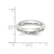 Unisex 14K White Gold 4mm Comfort Fit Wedding Band Ring product