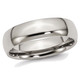 Men's Chisel Titanium 6mm Polished Wedding Band Ring product