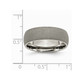 Men's Titanium 7mm Stone Finish Wedding Band Ring product