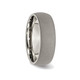 Men's Titanium 7mm Stone Finish Wedding Band Ring product