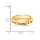 Unisex 14K Yellow Gold 5mm Comfort Fit Wedding Band with Bevel Edge product