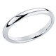 Ladies 14K White Gold 3mm Wedding Band Ring product