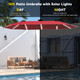 Double-Sided Solar Patio Umbrella product