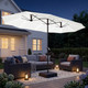 Double-Sided Solar Patio Umbrella product