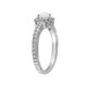 Opal and Diamond 1/5 Carat (ctw) Ring in Sterling Silver product