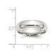 Unisex Sterling Silver 6mm Comfort Fit Wedding Band Ring product