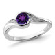 1/3 Carat (ctw) Amethyst Ring in Sterling Silver product