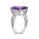 5.80 Carat (ctw) Amethyst & White Topaz Ring in Sterling Silver product