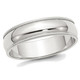 Ladies or Men's Sterling Silver 6mm Milgrain Wedding Band Ring product