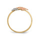 Ladies 14K Yellow and Pink Two-Tone Polished Butterfly Ring product