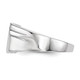 Men's Synthetic Cubic Zirconia (CZ) Band Ring in Sterling Silver product