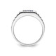 Men's 1/3 Carat (ctw) Natural Sapphire Ring in Sterling Silver product