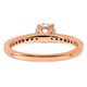 1/2 Carat Lab Grown Diamond Engagement Ring in 14K Rose Pink Gold product