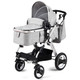 Folding Infant Baby Stroller with Adjustable Canopy product