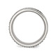 8mm Men's Stainless Steel Grooved Stingray Inlay Wedding Band Ring product