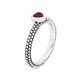 1/3 Carat (ctw) Lab-Created Ruby Heart Promise Ring in Sterling Silver product