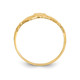 14K Yellow Gold Polished Ladies Claddagh Ring product