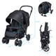Foldable Twin Baby Double Stroller with Adjustable Backrest product