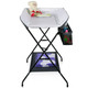Infant Changing Table with Side Basket and Bottom Shelf product