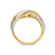 Ladies 14K Yellow and White Gold Polished Wave Ring product