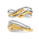 Ladies 14K Yellow and White Gold Polished Wave Ring product