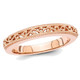 Ladies 14K Rose Pink Gold Wedding Band (Size 6) product