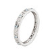 1/8 Carat (ctw) Aquamarine Band Ring in Sterling Silver product