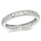 1/8 Carat (ctw) Aquamarine Band Ring in Sterling Silver product