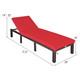 Outdoor Rattan Chaise Lounge (1- or 2-Pack) product